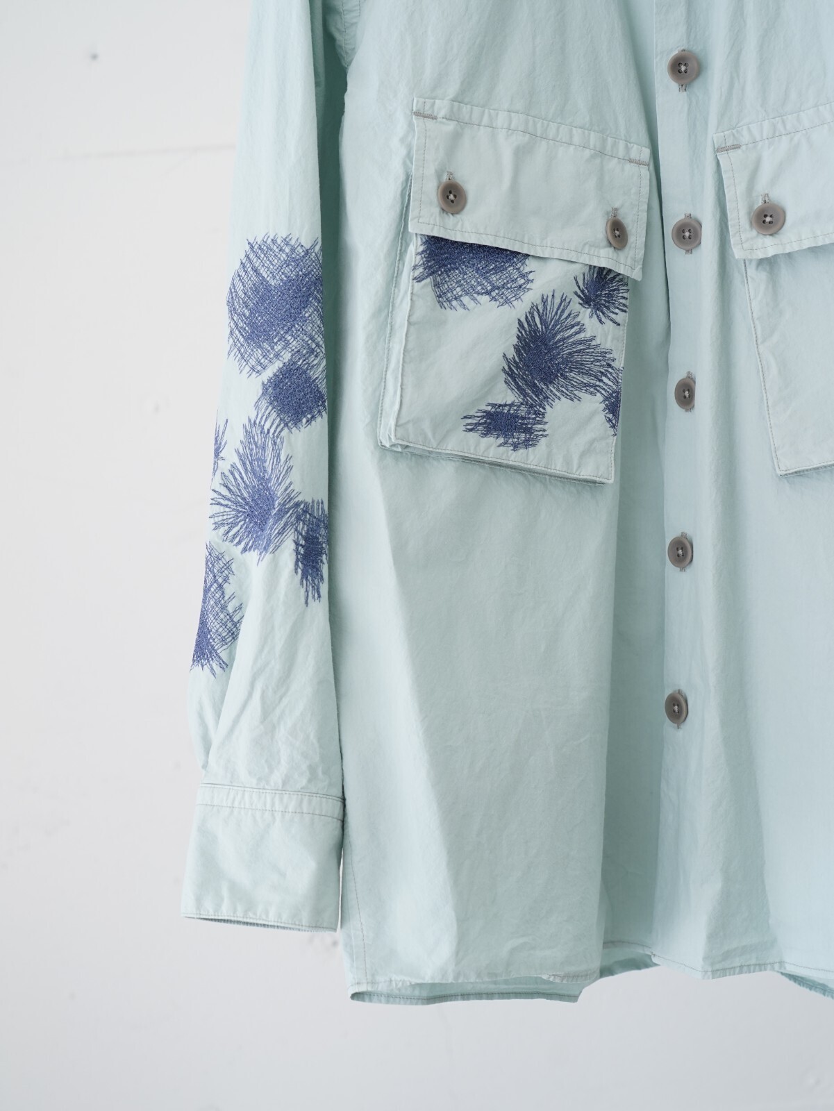 ヨーク メンズ エンブロイダリーユーティリティシャツ 画像39