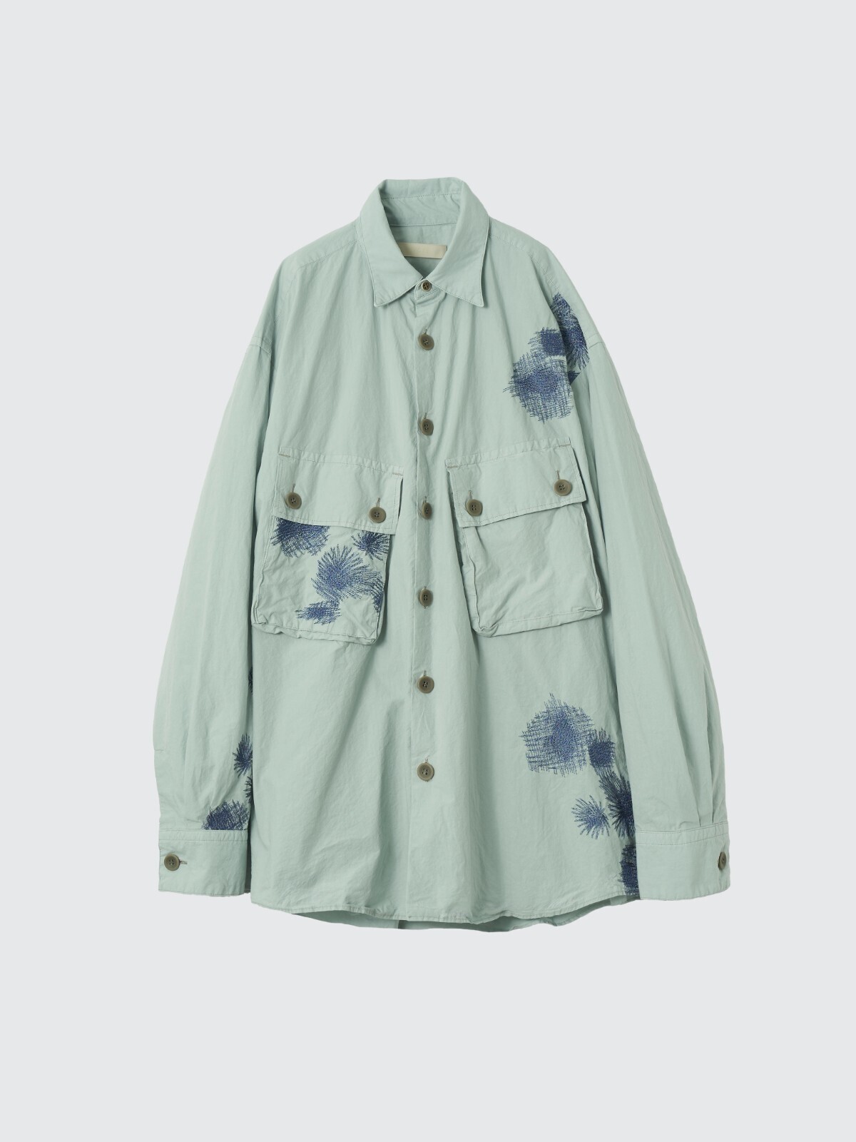 ヨーク メンズ エンブロイダリーユーティリティシャツ 画像43