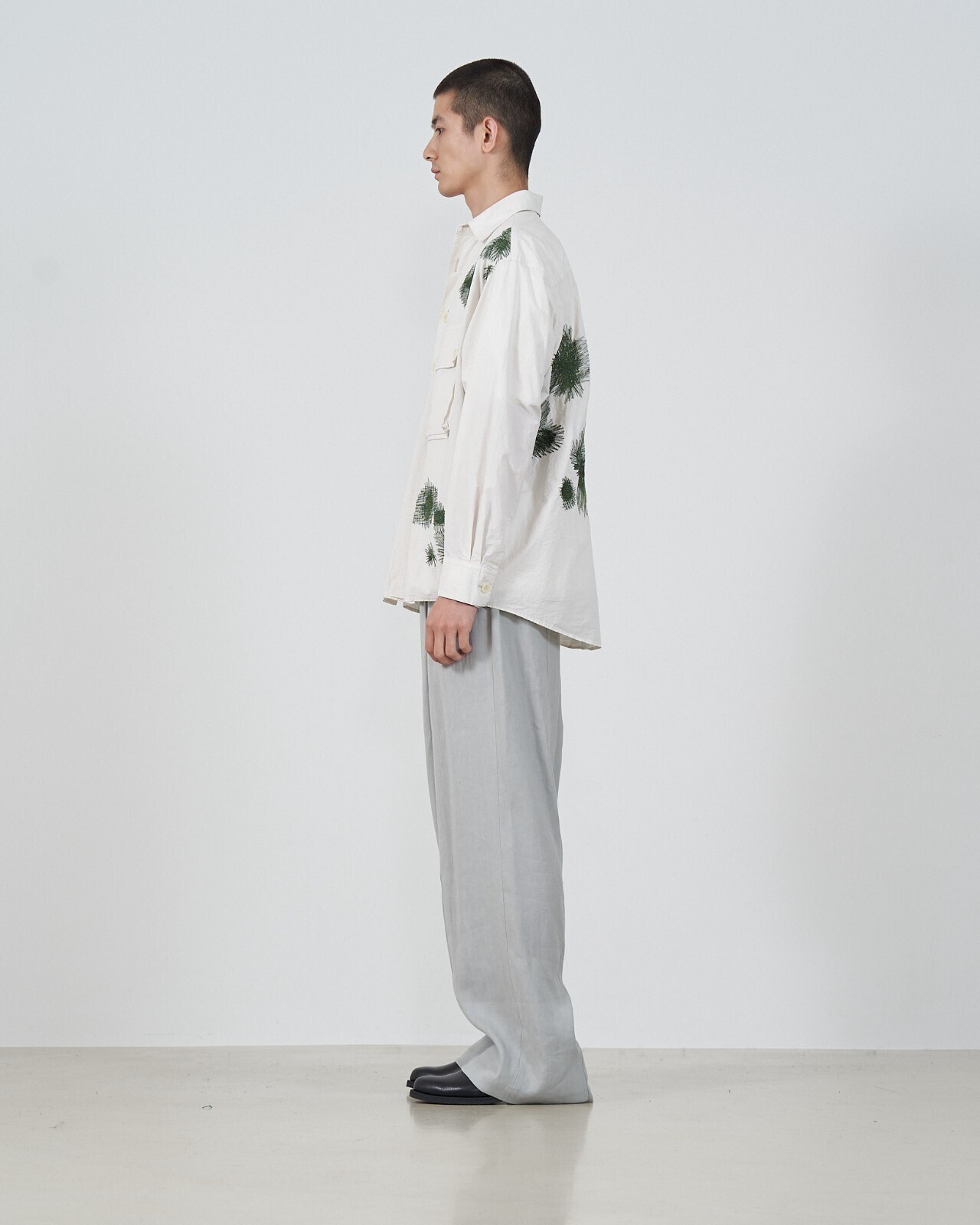 ヨーク メンズ エンブロイダリーユーティリティシャツ 画像15