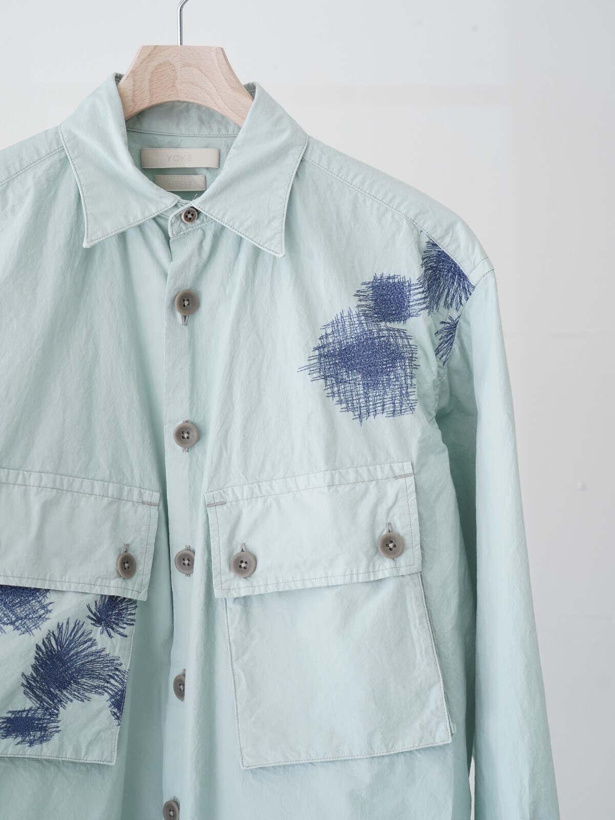 ヨーク メンズ エンブロイダリーユーティリティシャツ 画像38