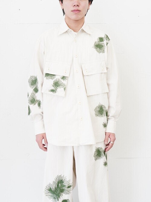 EMBROIDERY UTILITY SHIRT｜YOKE 男士