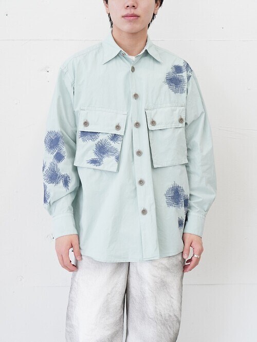 EMBROIDERY UTILITY SHIRT｜YOKE MENS