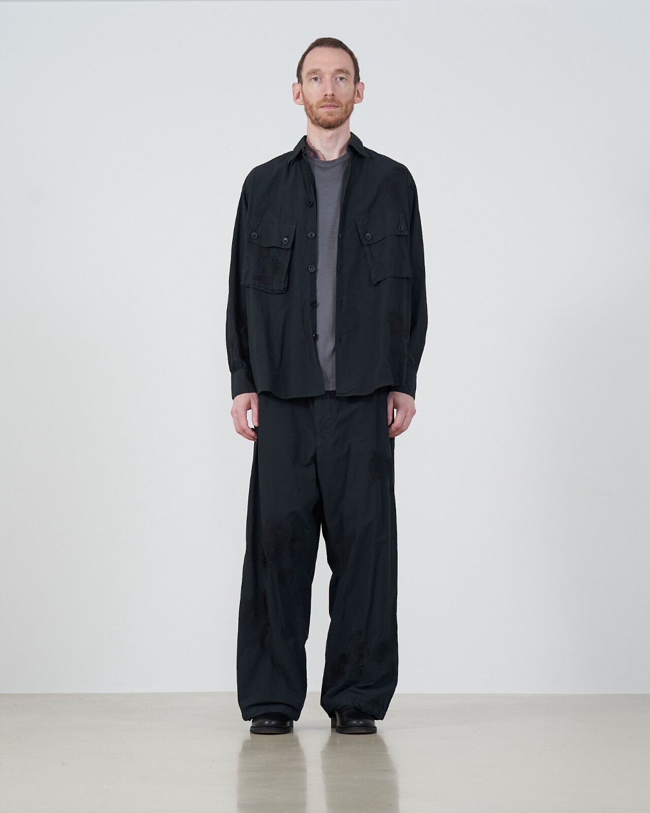 ヨーク メンズ エンブロイダリーオーバーパンツ 画像12