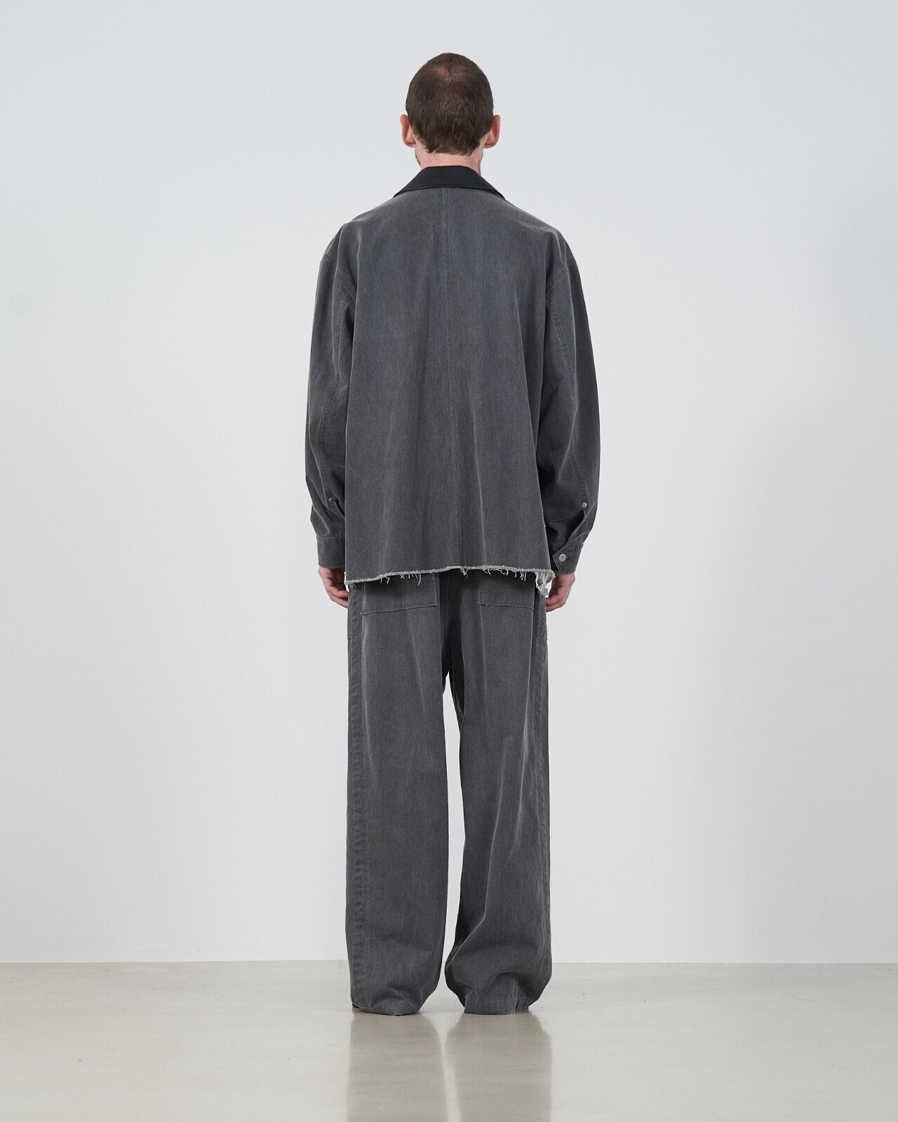 YOKE 男士 COTTON CUT-OFF COVERALL JACKET 圖片14