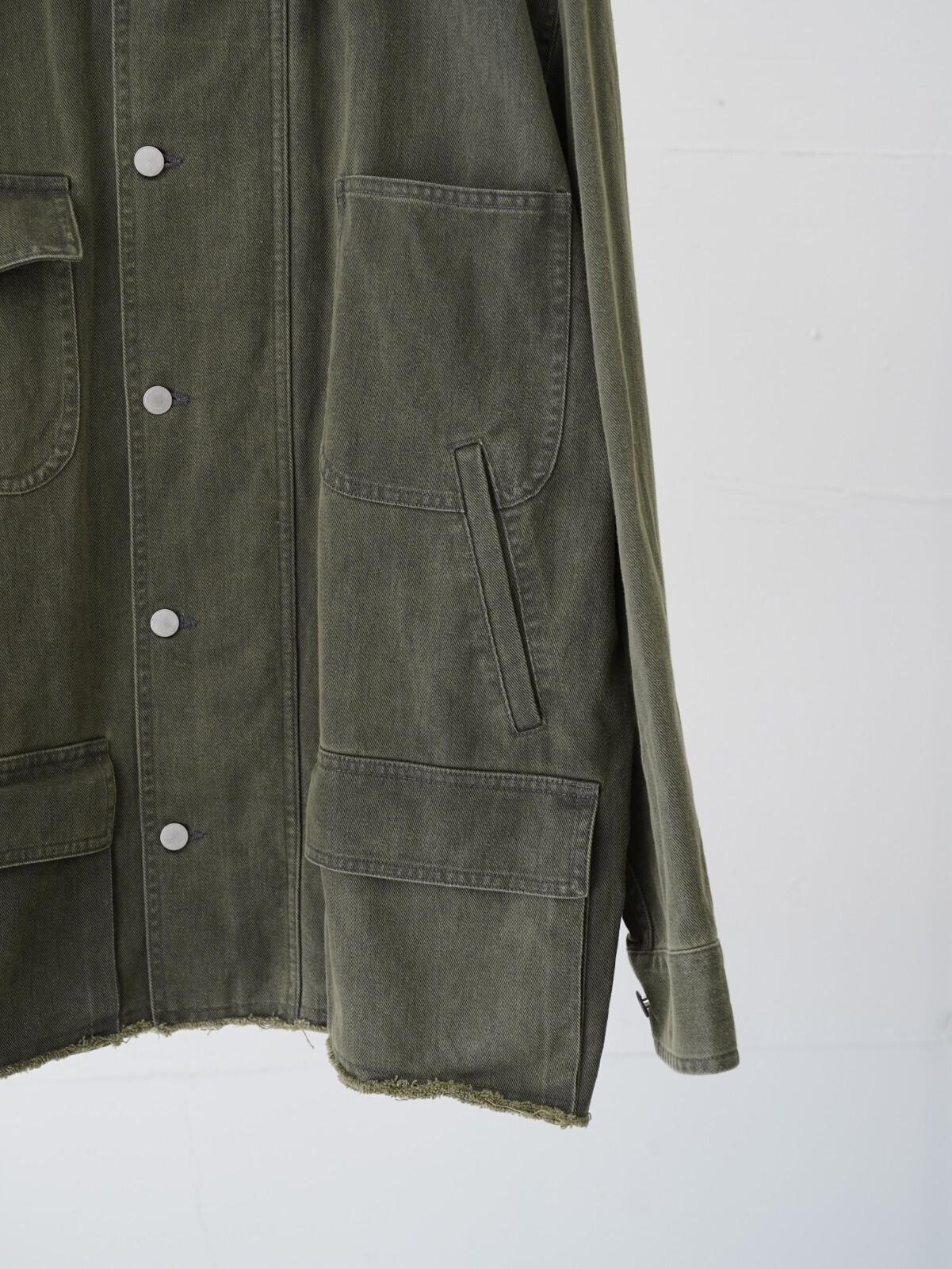 YOKE 男士 COTTON CUT-OFF COVERALL JACKET 圖片25