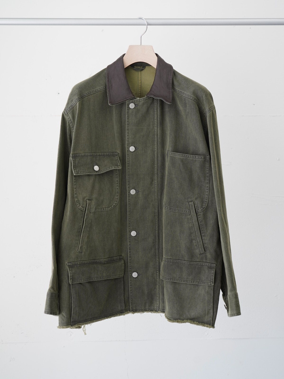 YOKE 男士 COTTON CUT-OFF COVERALL JACKET 圖片21