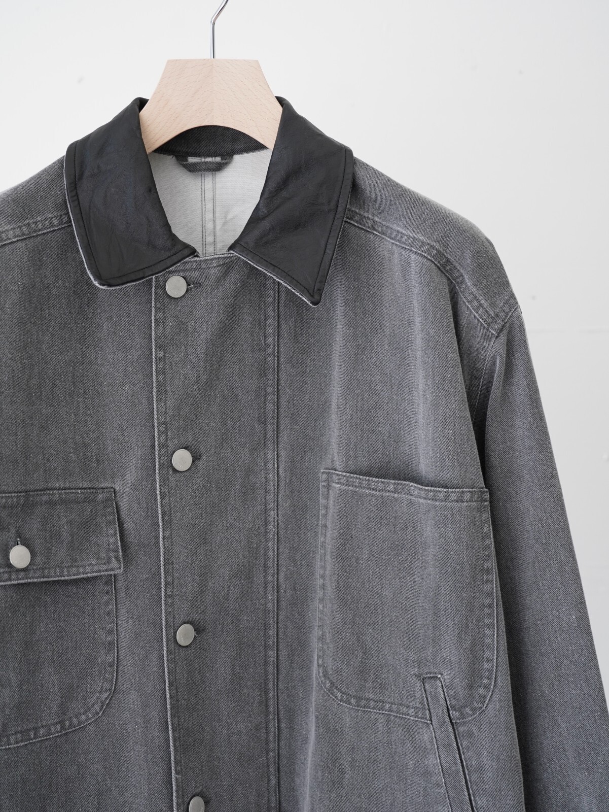 YOKE 男士 COTTON CUT-OFF COVERALL JACKET 圖片8