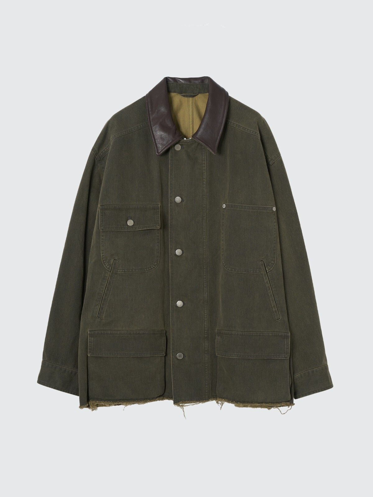 YOKE 男士 COTTON CUT-OFF COVERALL JACKET 圖片20