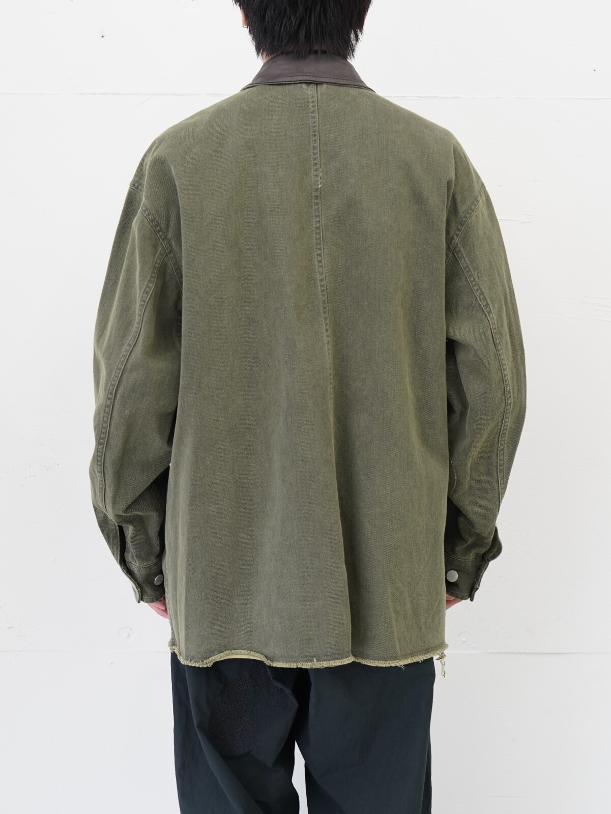 YOKE 男士 COTTON CUT-OFF COVERALL JACKET 圖片17