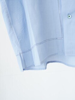 YOKE WOMENS & MENS EMBROIDERY OPEN COLLAR SHIRT IMAGE13