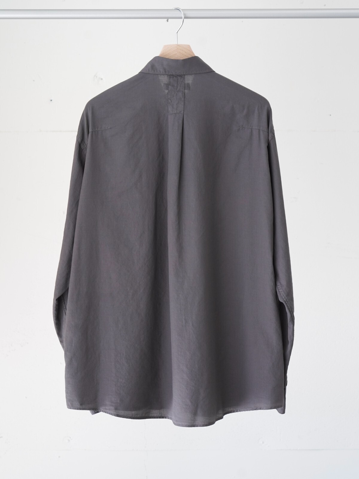 YOKE 女士 & 男士 GARMENT DYED COTTON SILK TWILL SHIRT 图片16
