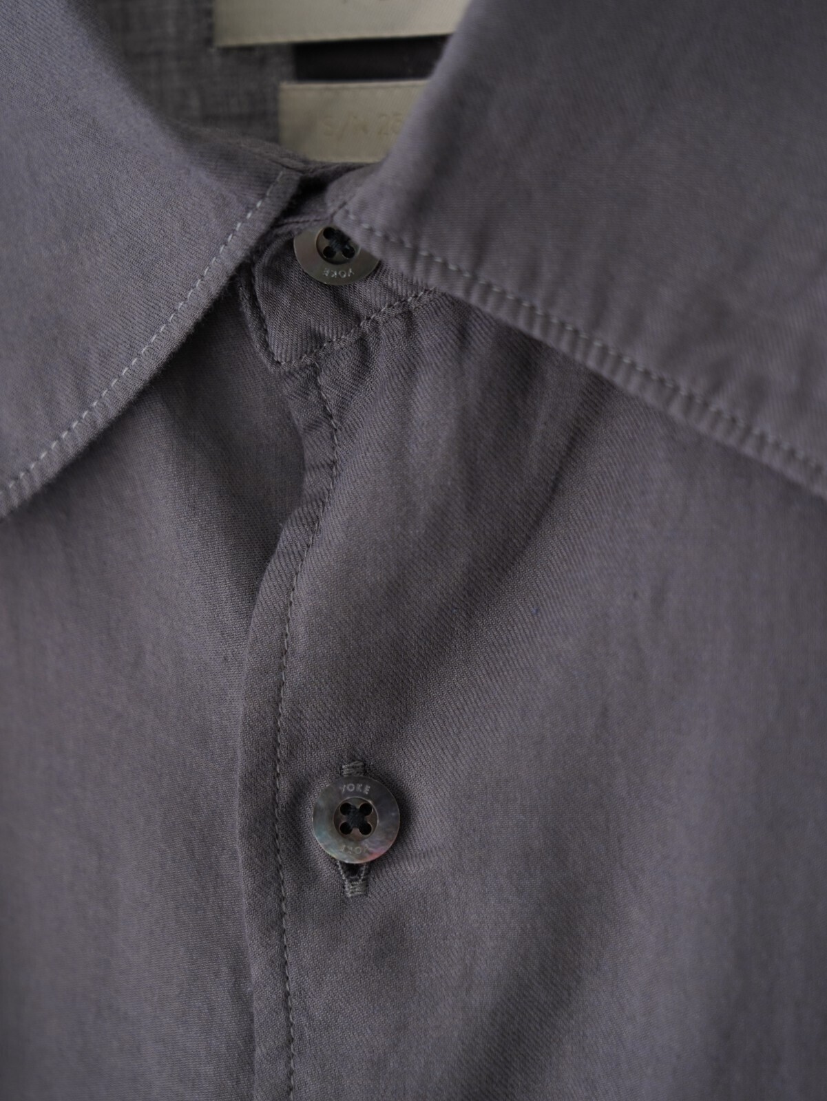 YOKE 女士 & 男士 GARMENT DYED COTTON SILK TWILL SHIRT 图片19