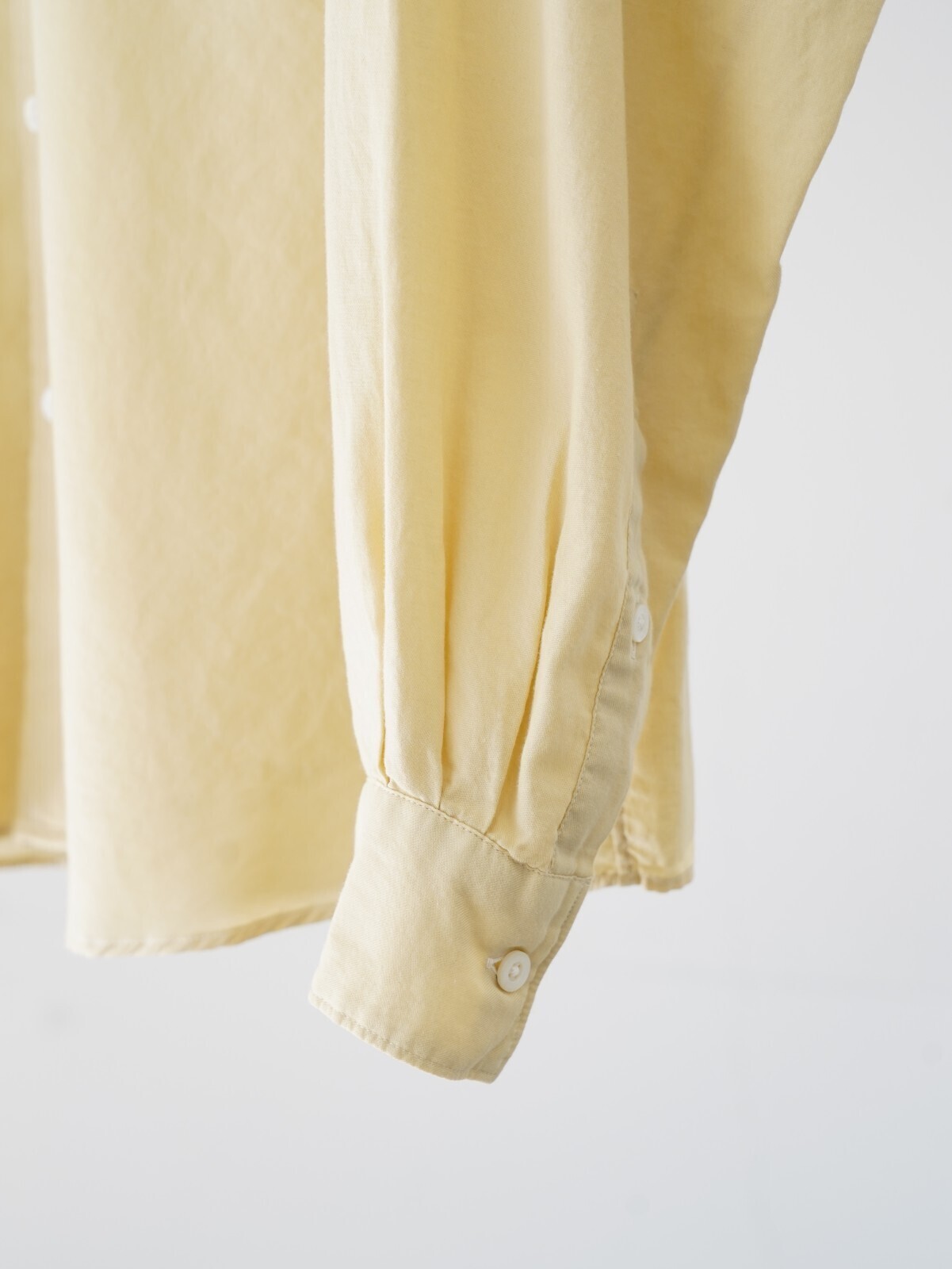 GARMENT DYED COTTON SILK TWILL SHIRT - YOKE MENS|Official GARMENT DYED COTTON SILK TWILL SHIRT - YOKE MENS|Official