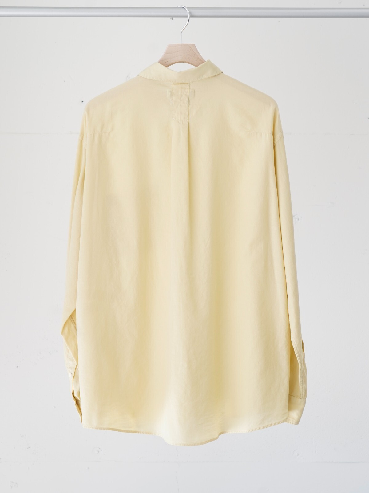 GARMENT DYED COTTON SILK TWILL SHIRT - YOKE MENS｜Official