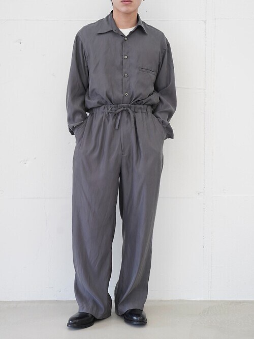 CUPRO JUMP SUIT｜YOKE WOMENS & MENS