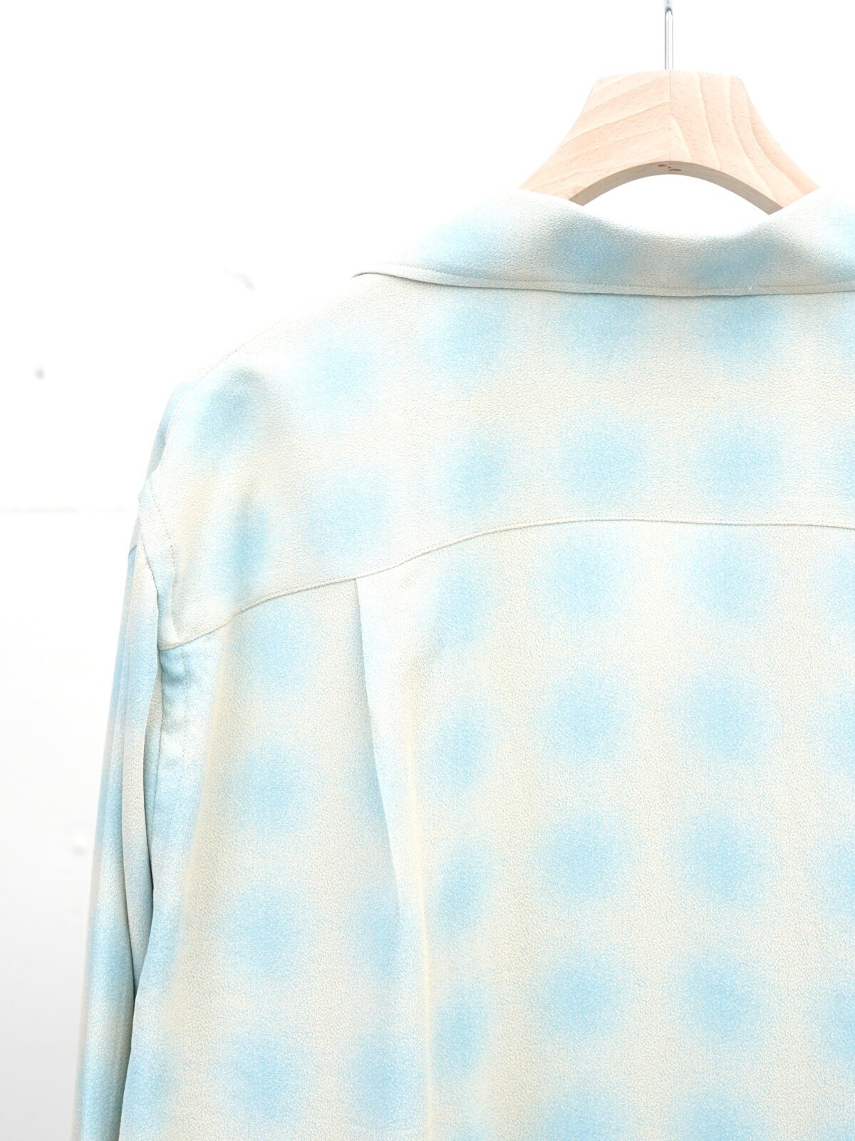 YOKE 女士 & 男士 BLURRED OMBRE PLAID OPEN COLLAR SHIRT 圖片9