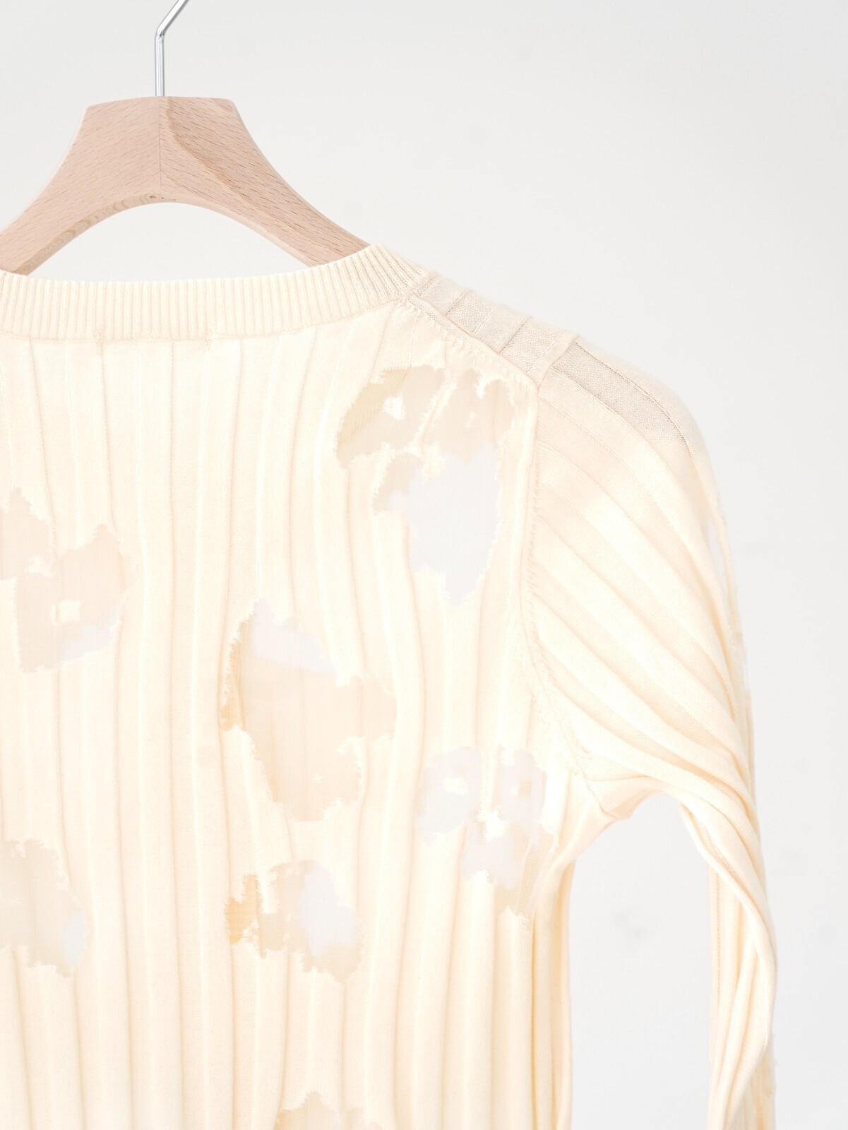 オープン セサミ クラブ レディース シアーリップドガーディガン 画像17