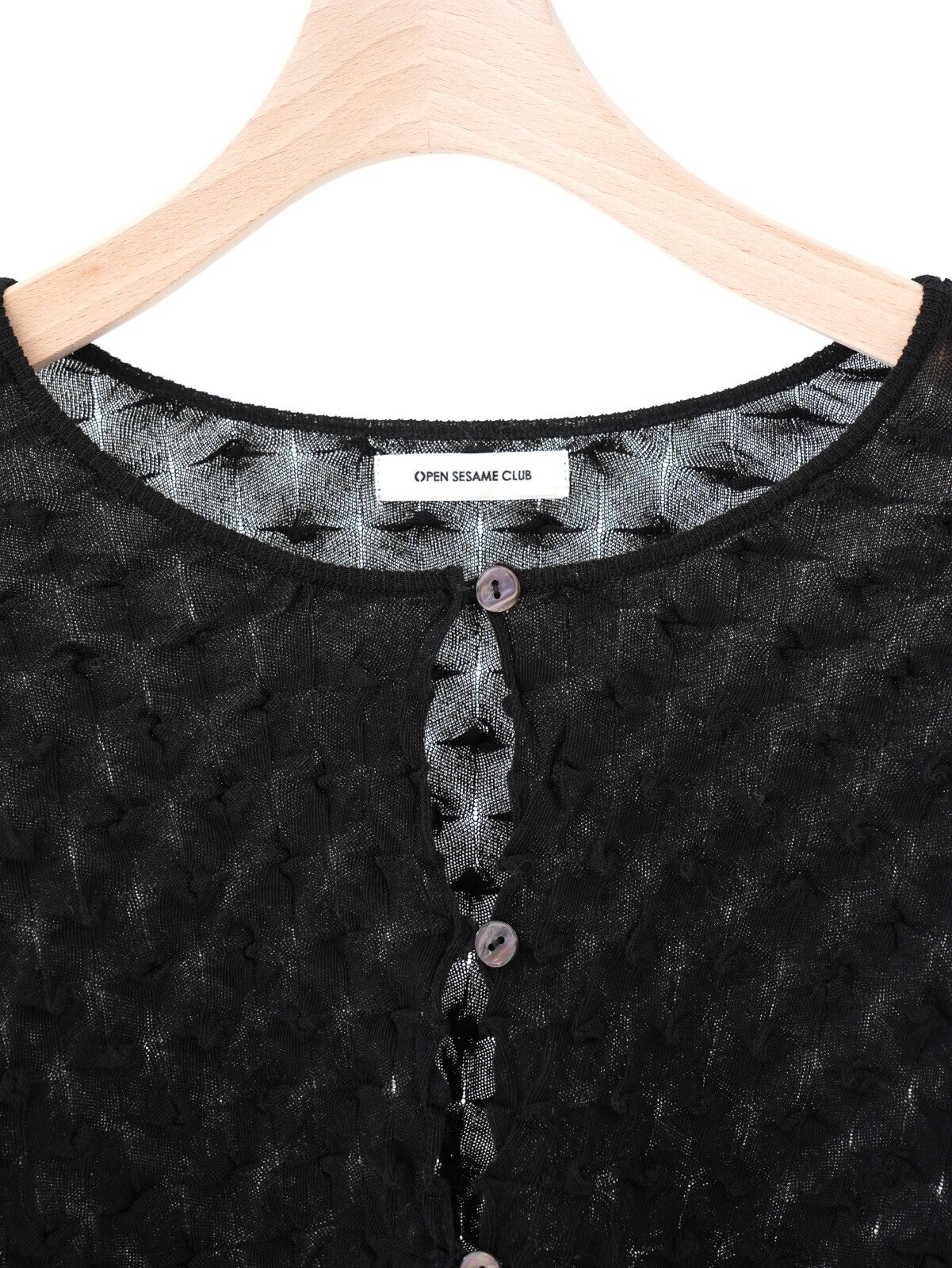 OPEN SESAME CLUB 女裝 ice cotton short cardigan (25SS) 圖片7