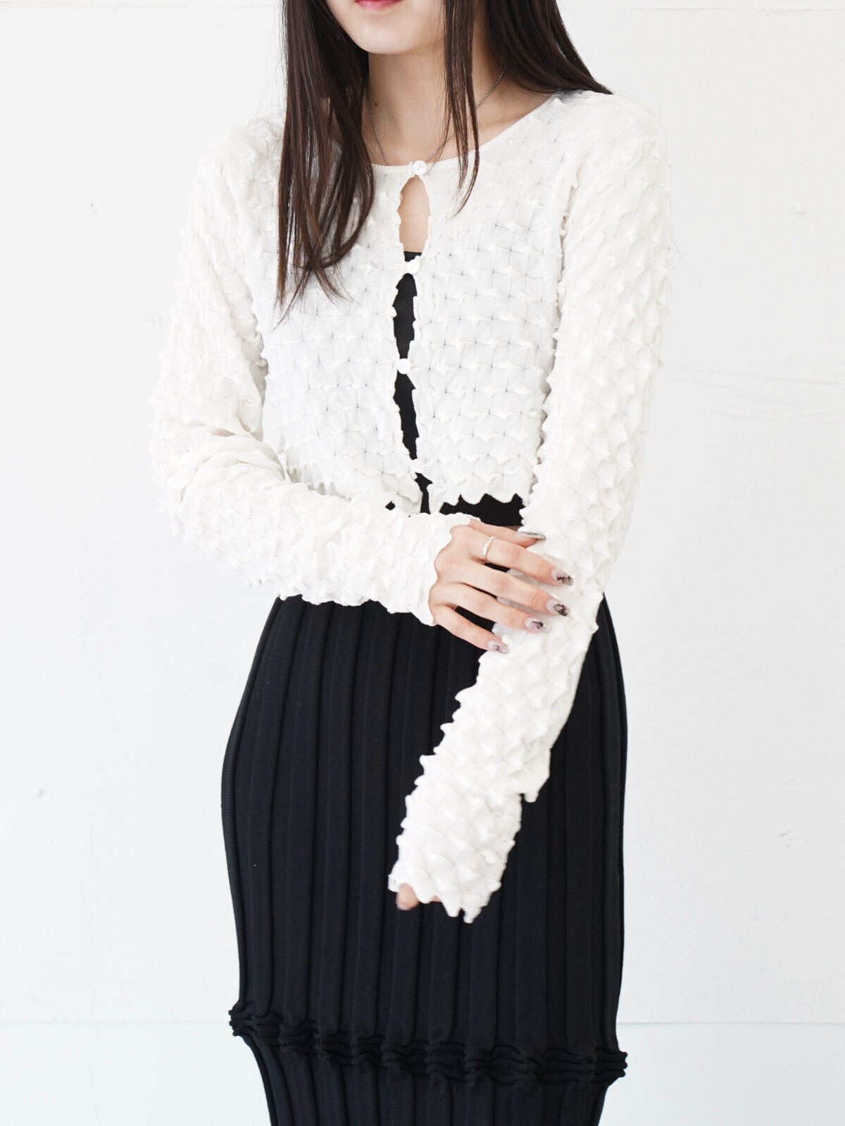 OPEN SESAME CLUB 女裝 ice cotton short cardigan (25SS) 圖片13
