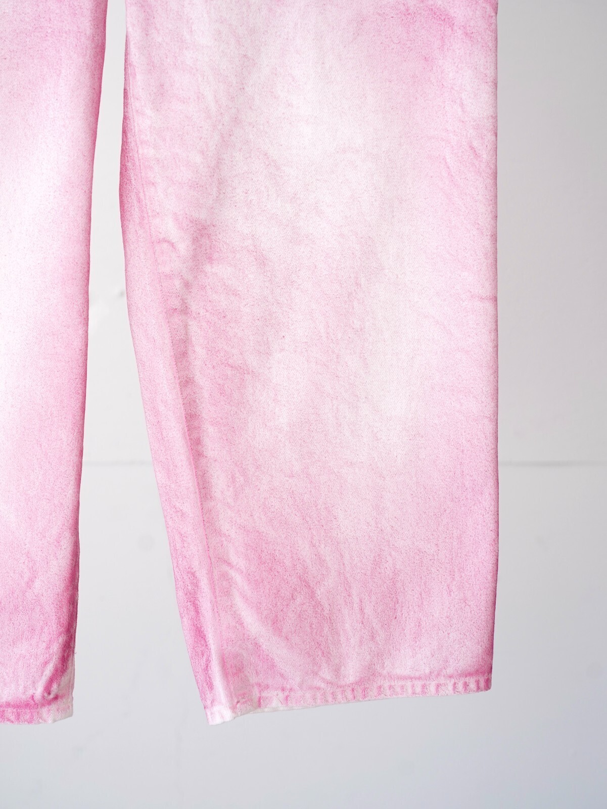 OPEN SESAME CLUB 女士 & 男士 spray dyeingasymmetry denim 图片9