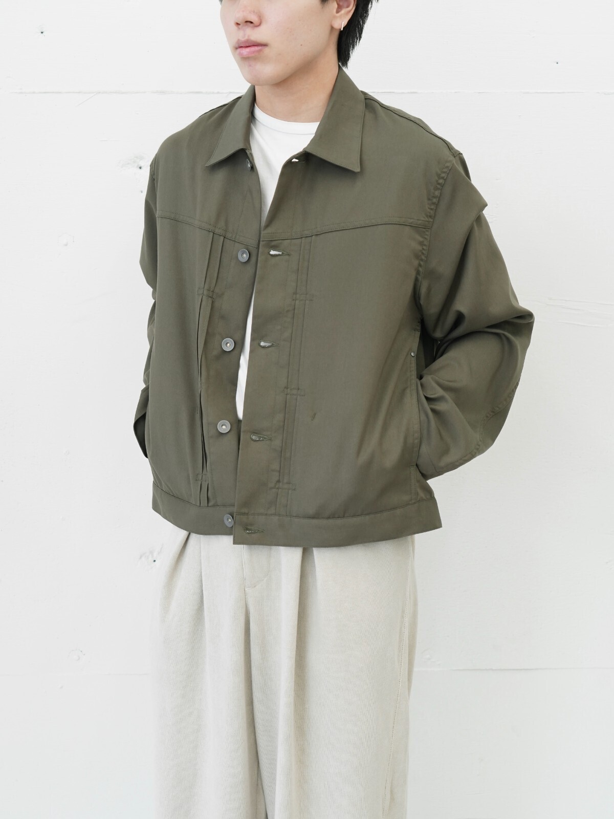 サバイ メンズ ニューGブルゾン -ビスコースウールツイル- 画像4