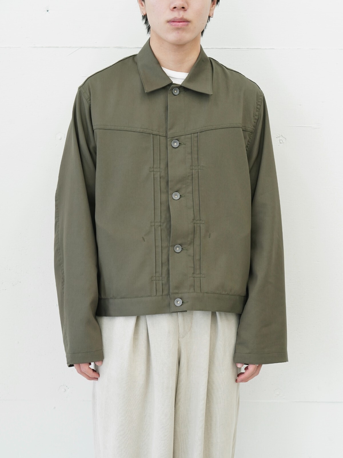saby 男士 NEW G-BLOUSON - Viscose Wool Twill - 圖片1