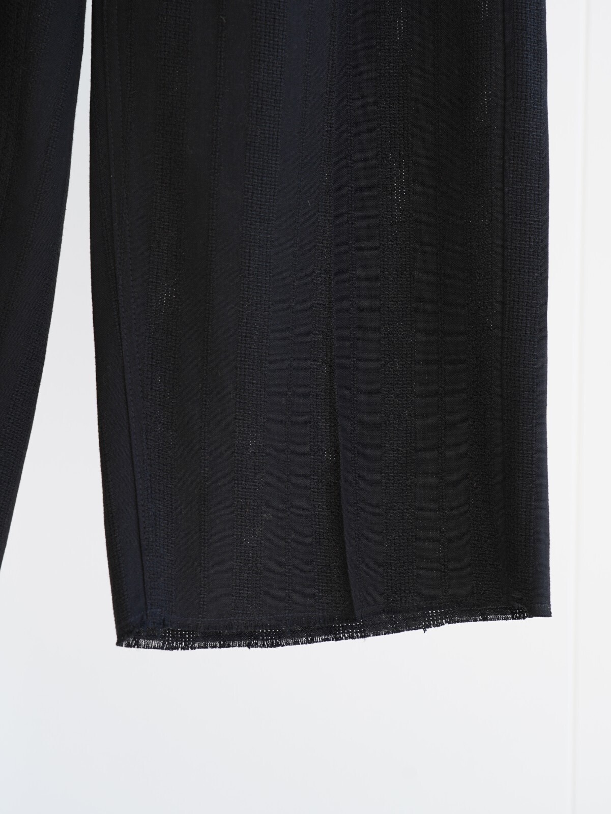 saby 男士 JACQUARD LINEN STRIPE TUCK-BAGGY - Bishu Japan - 圖片18