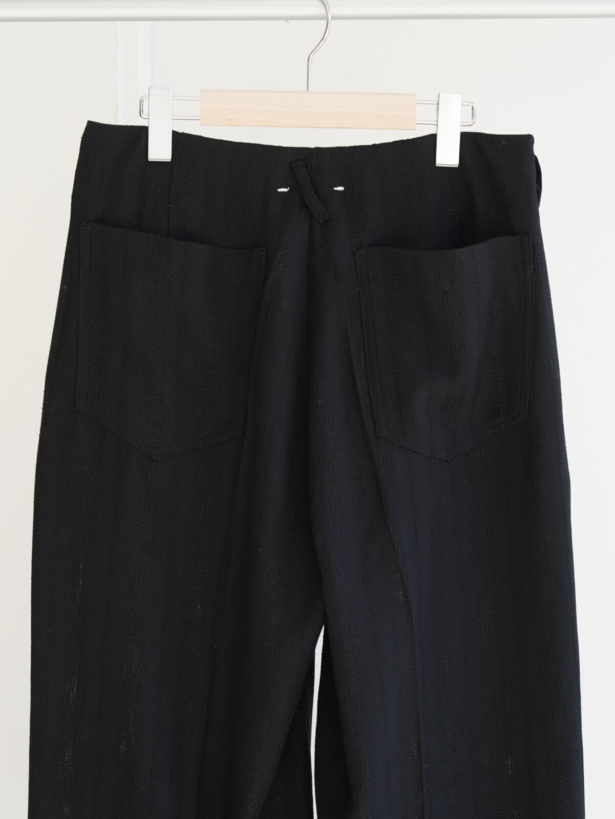 saby　タック バギー オーバーオール スタプレツイル　ブラック オーバーオール サロペット saby/サバイ/TUCK BAGGY OVA-VISCOSE