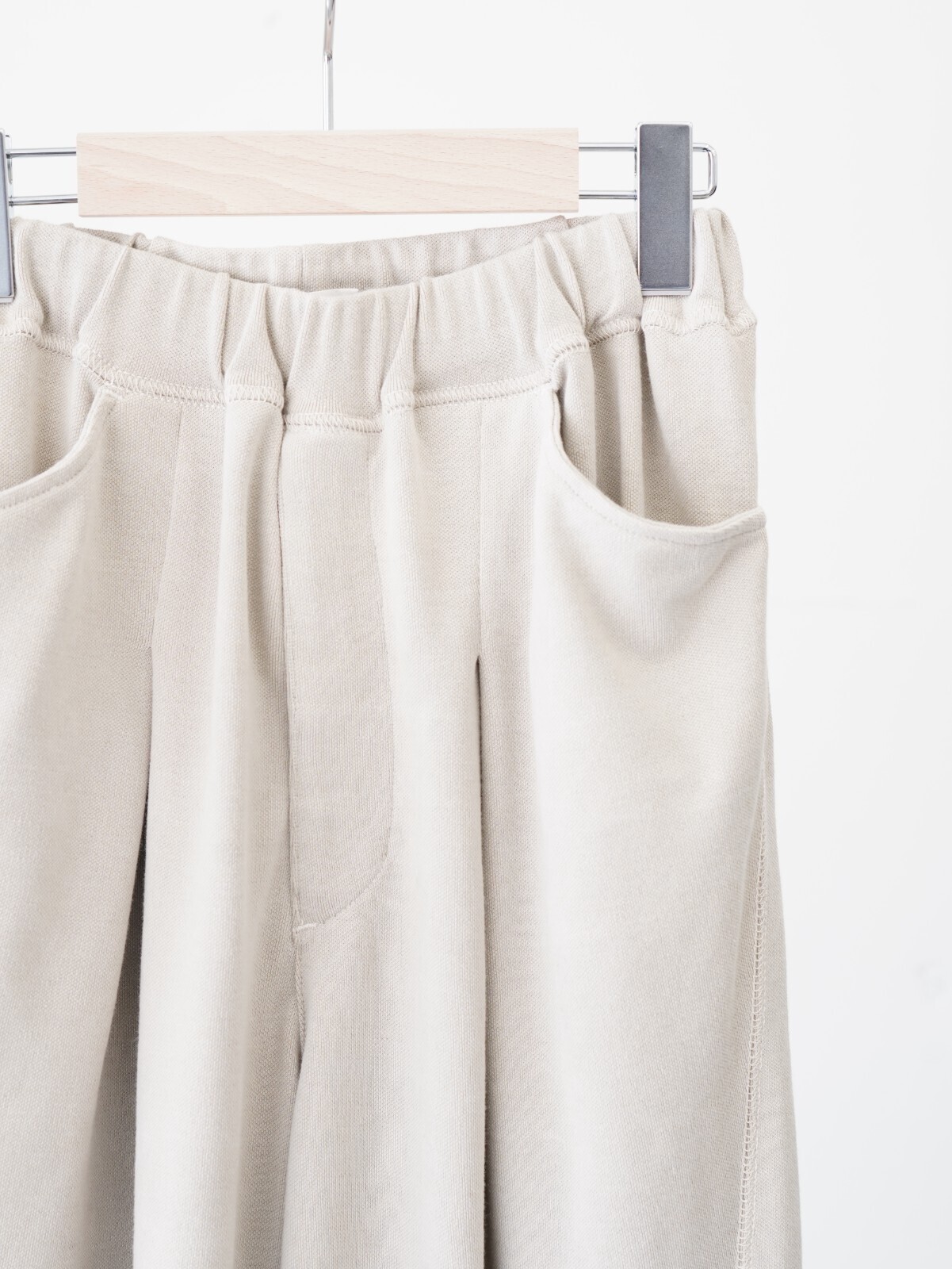 saby MENS PIQUE TUCK EASY PANTS - Stone Wash - IMAGE7