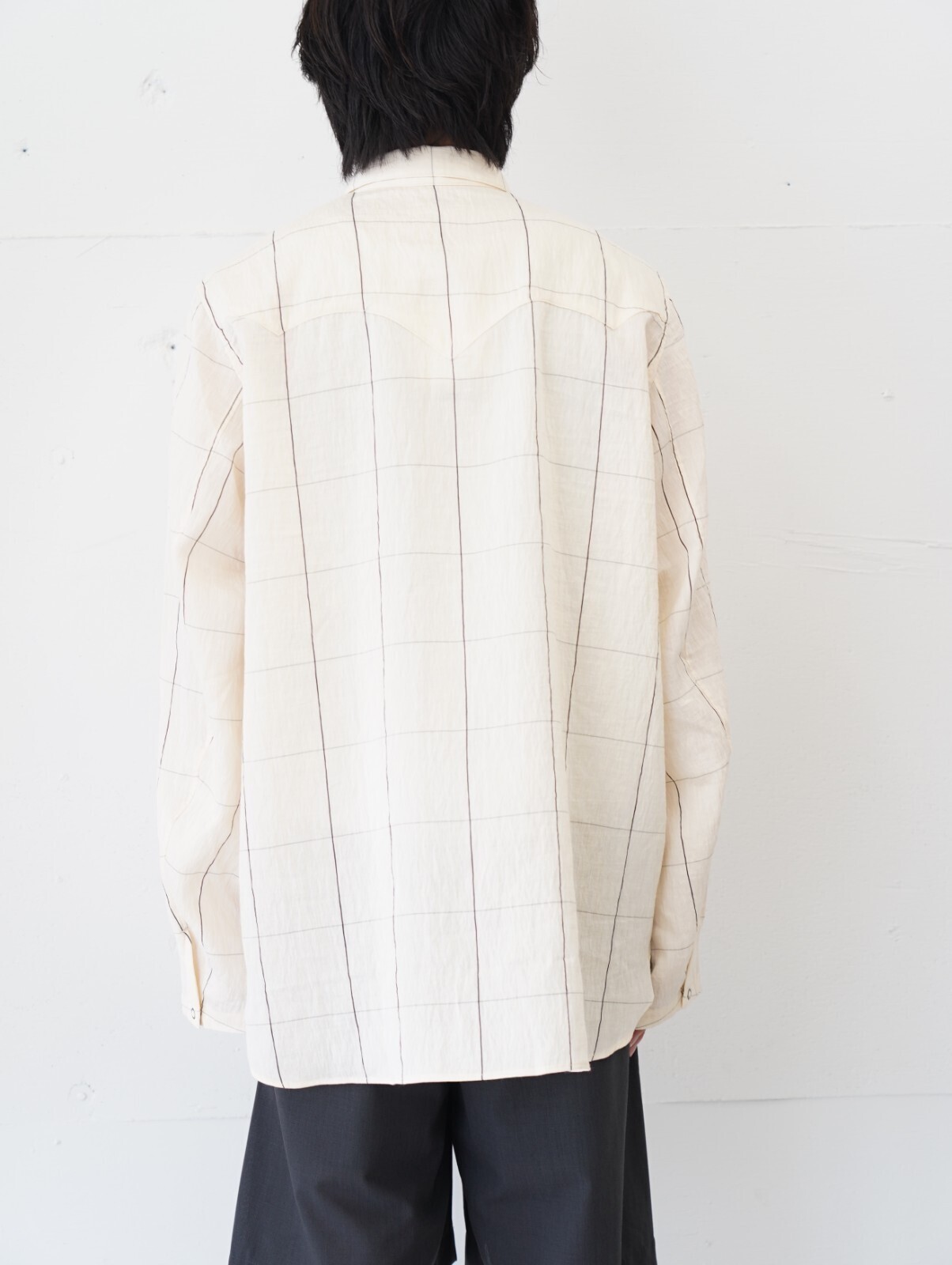 saby 男士 WESTERN SHIRTS - Type Flax Rayon - 圖片14