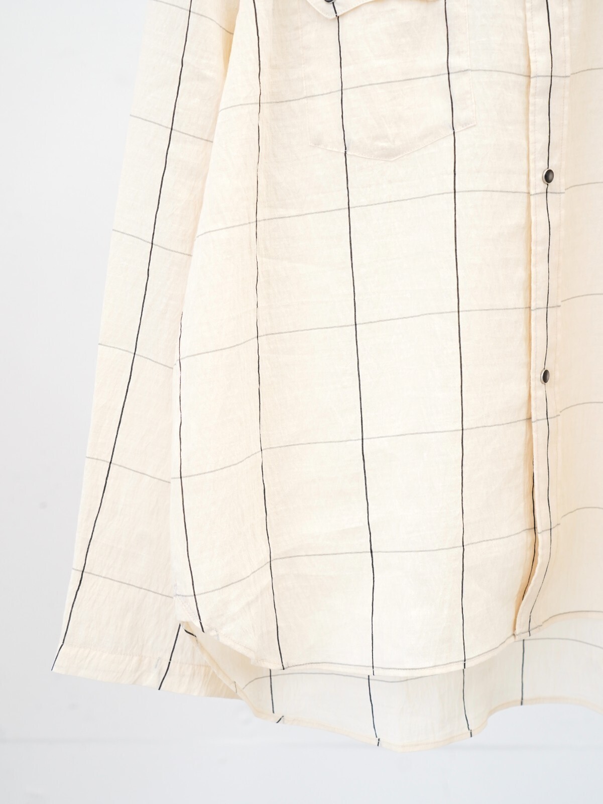 saby 男士 WESTERN SHIRTS - Type Flax Rayon - 圖片20