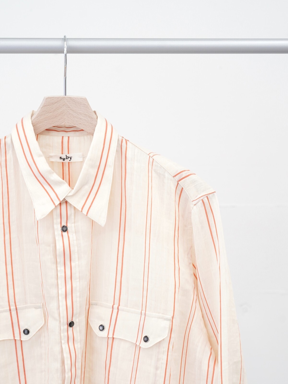 saby 男士 WESTERN SHIRTS - Type Flax Rayon - 圖片8