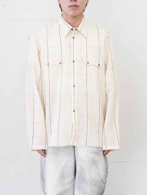 WESTERN SHIRTS - Type Flax Rayon -｜saby MENS