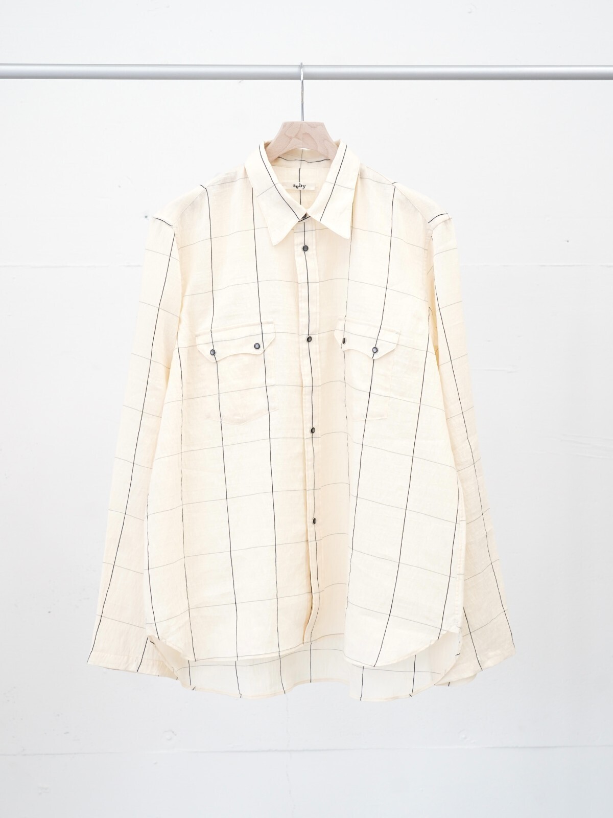 saby 男士 WESTERN SHIRTS - Type Flax Rayon - 圖片18
