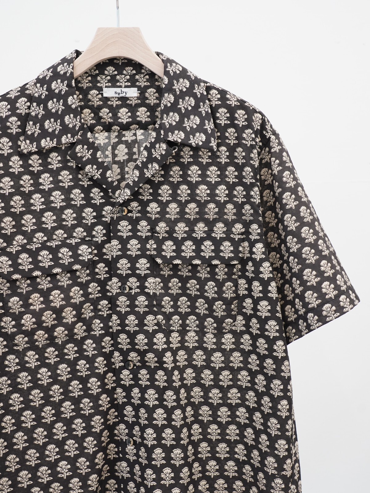 saby 남성 OPEN COLLAR SHIRT - India Batik Fab - 이미지18