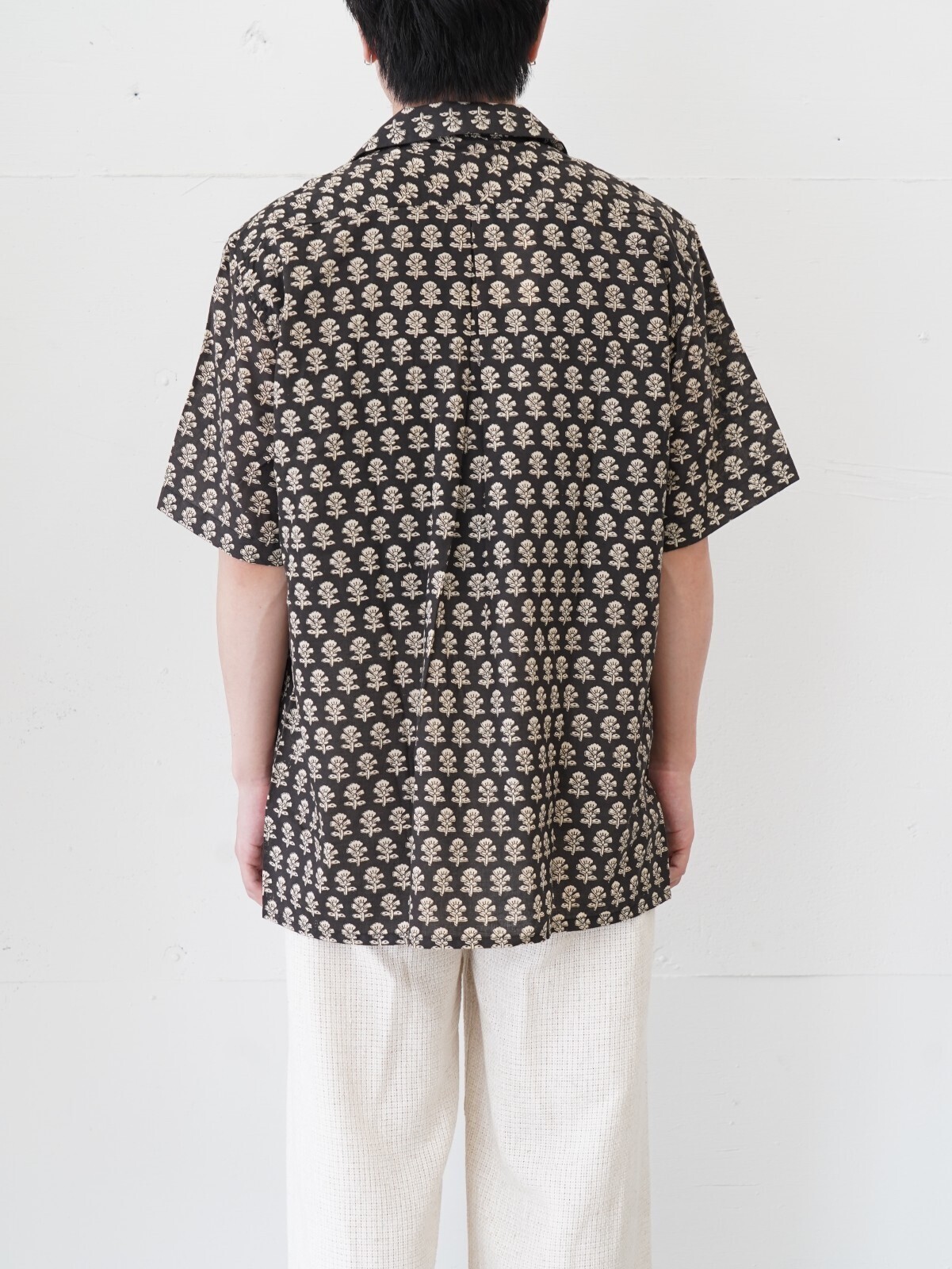 saby 남성 OPEN COLLAR SHIRT - India Batik Fab - 이미지15