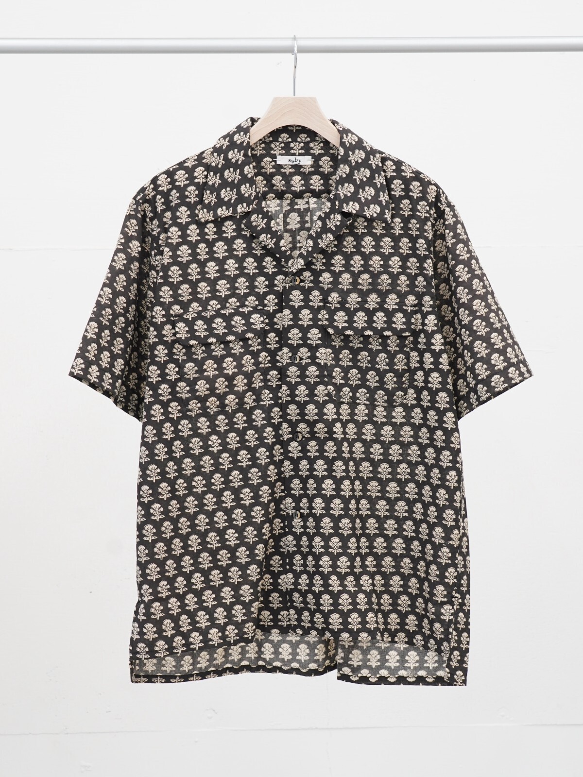 saby 남성 OPEN COLLAR SHIRT - India Batik Fab - 이미지16