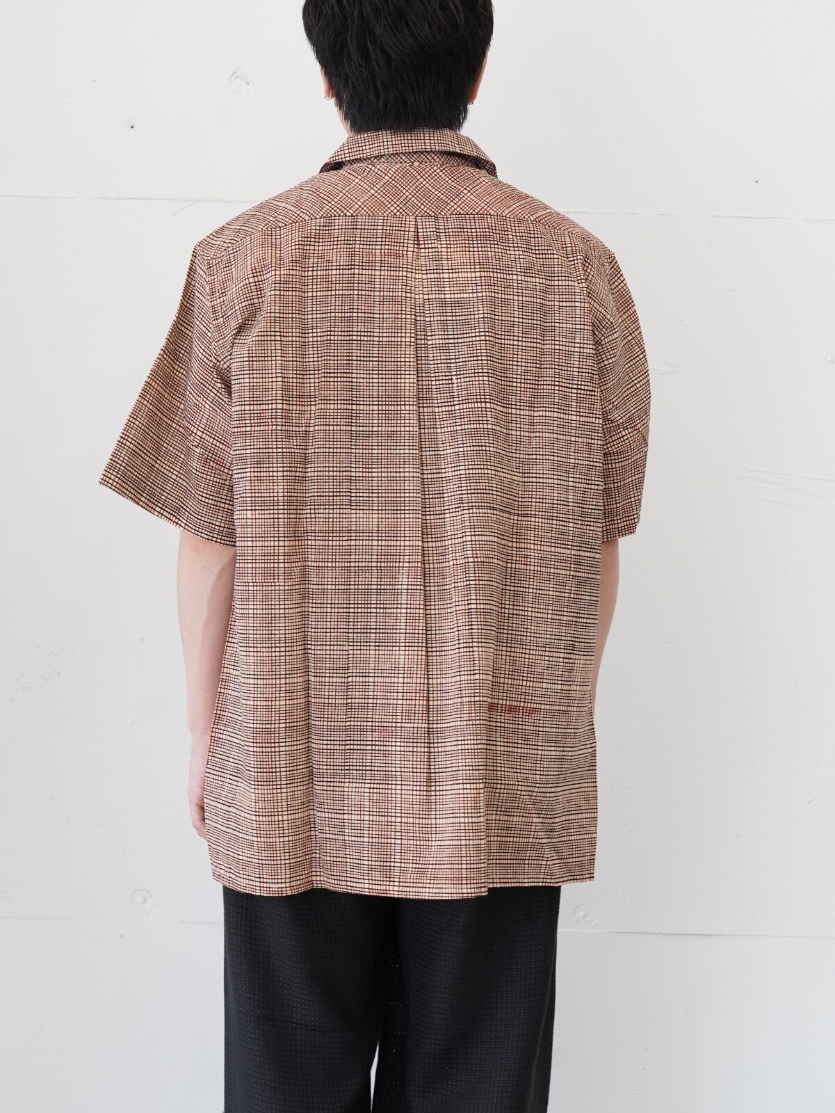 saby 남성 OPEN COLLAR SHIRT - India Batik Fab - 이미지3