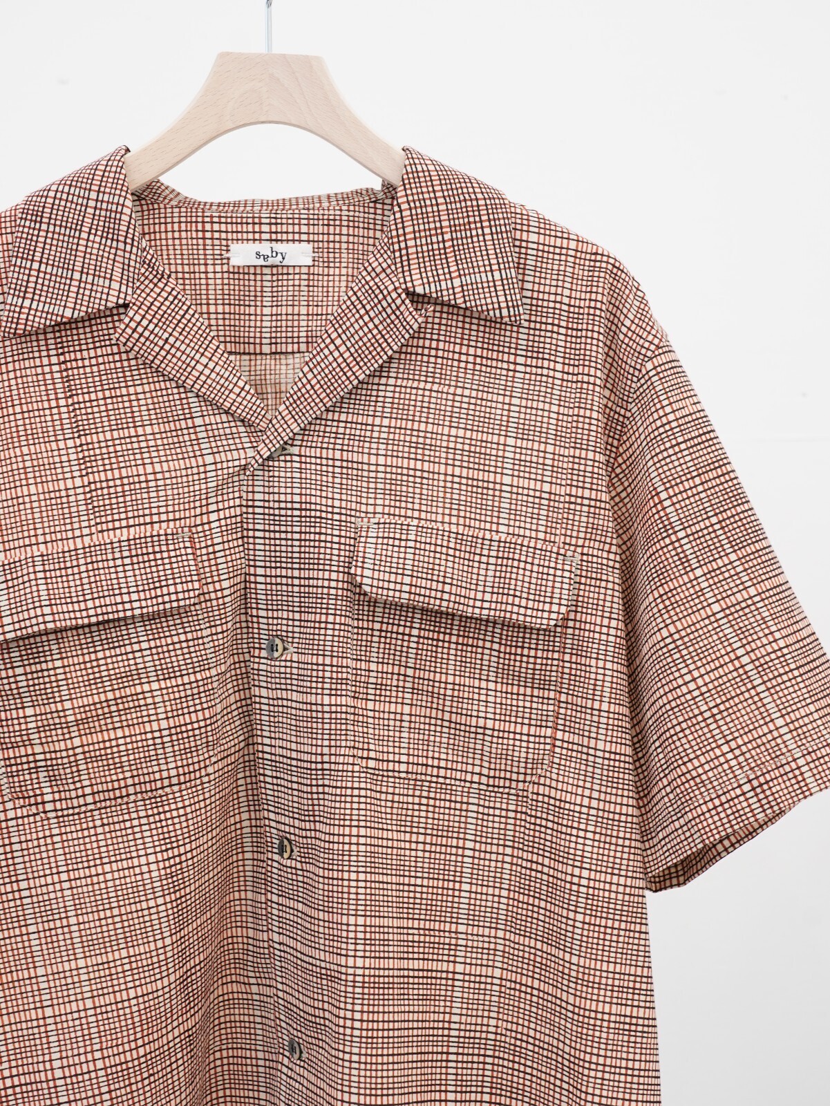 saby 남성 OPEN COLLAR SHIRT - India Batik Fab - 이미지9