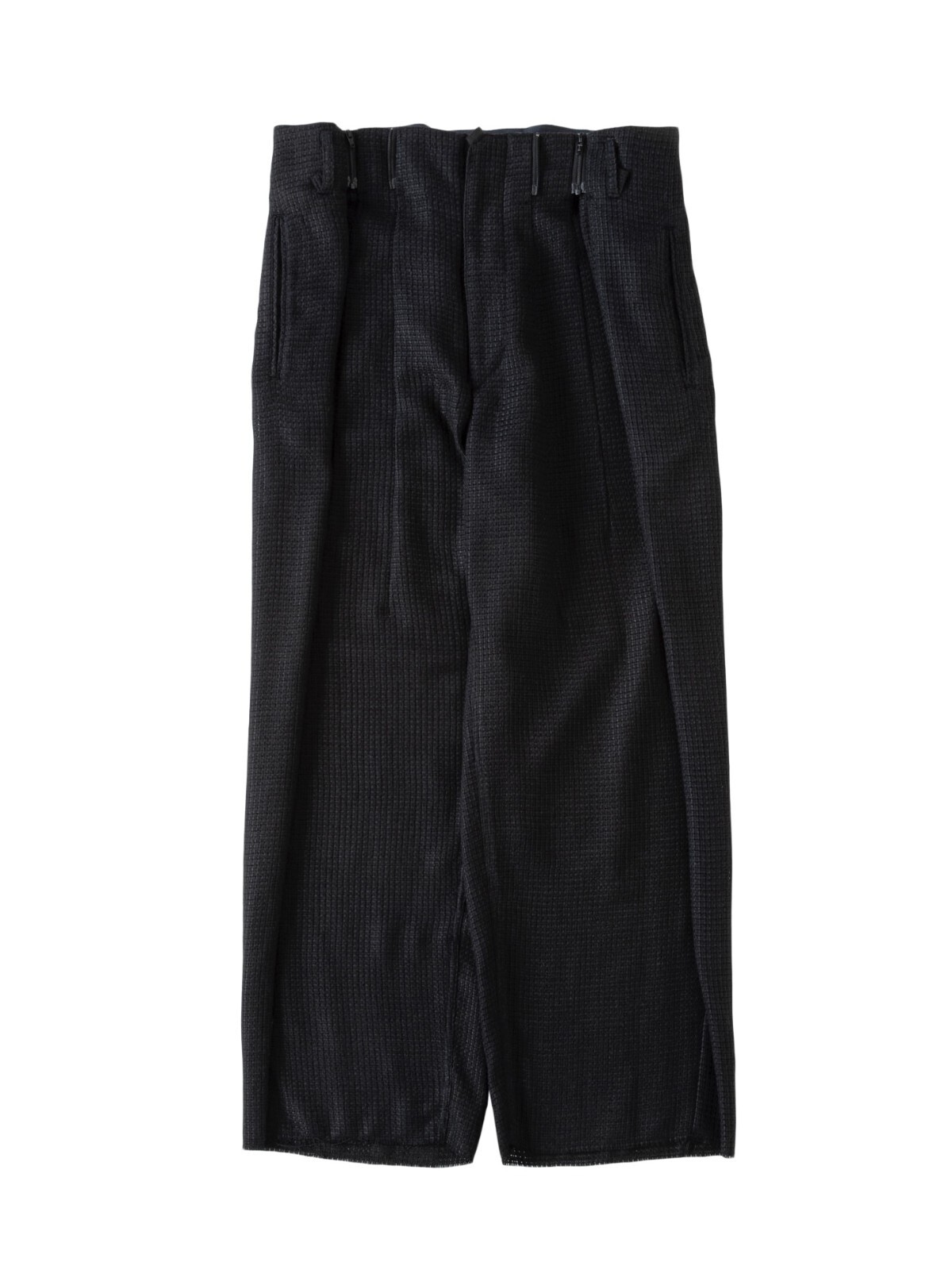 saby 男士 RAP PANTS TYPE TUCK BAGGY - Rayon Linen Mesh Fab - 圖片14