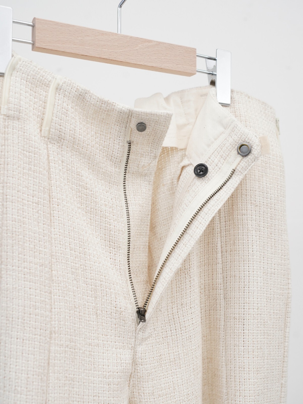 saby 男士 RAP PANTS TYPE TUCK BAGGY - Rayon Linen Mesh Fab - 圖片12