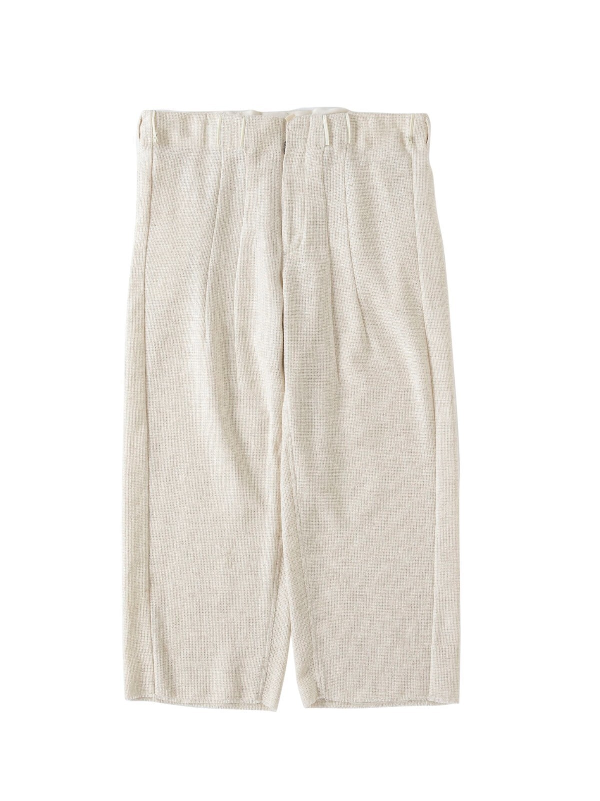 saby 男士 RAP PANTS TYPE TUCK BAGGY - Rayon Linen Mesh Fab - 圖片8