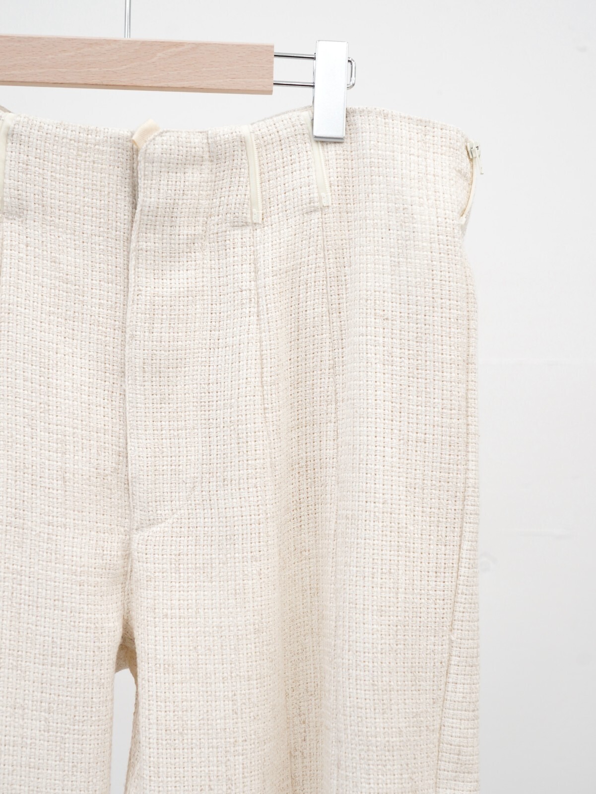 saby 男士 RAP PANTS TYPE TUCK BAGGY - Rayon Linen Mesh Fab - 圖片11