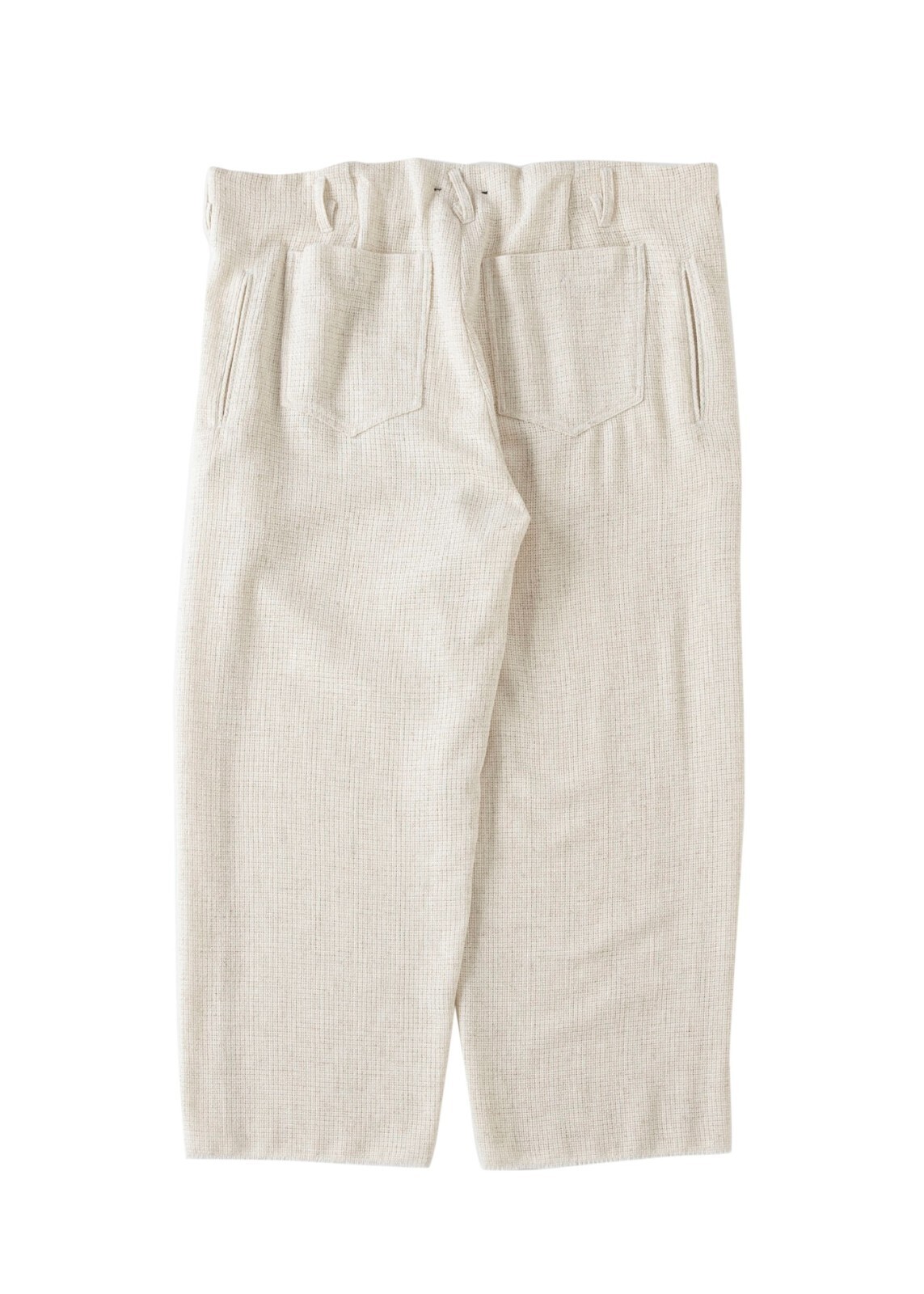 saby 男士 RAP PANTS TYPE TUCK BAGGY - Rayon Linen Mesh Fab - 圖片9