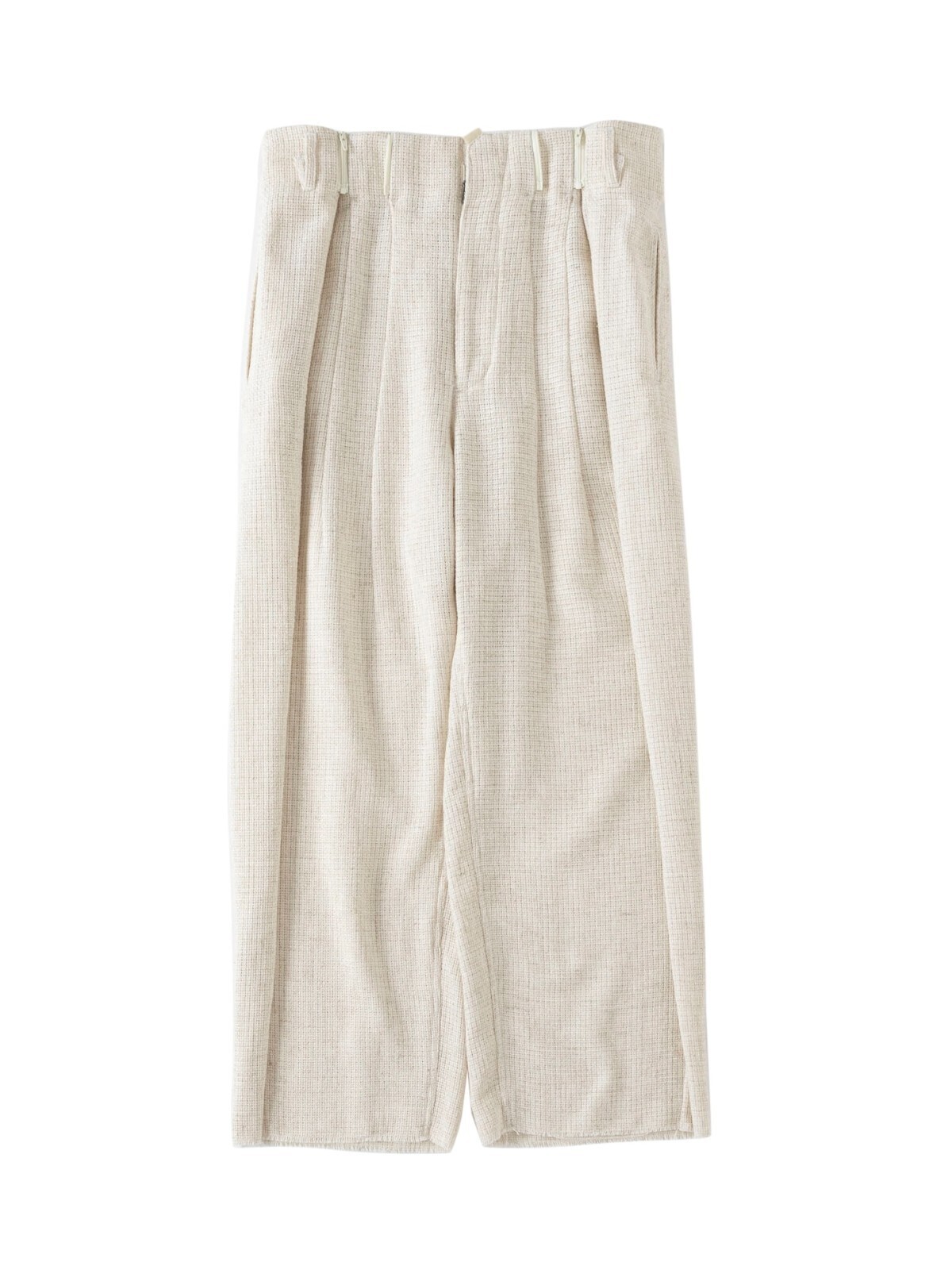 saby 男士 RAP PANTS TYPE TUCK BAGGY - Rayon Linen Mesh Fab - 圖片6