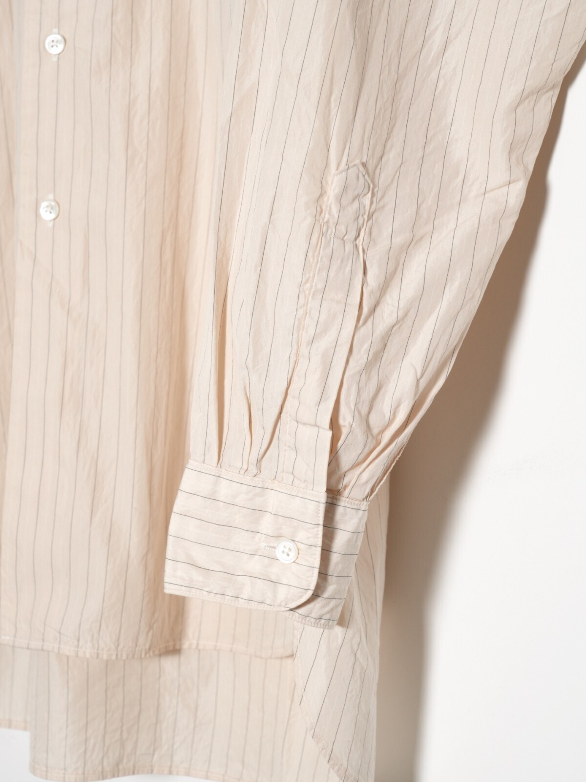 KAPTAIN SUNSHINE 男士 Stand Collar Shirt L/S (Stripe) (21AW) 圖片4