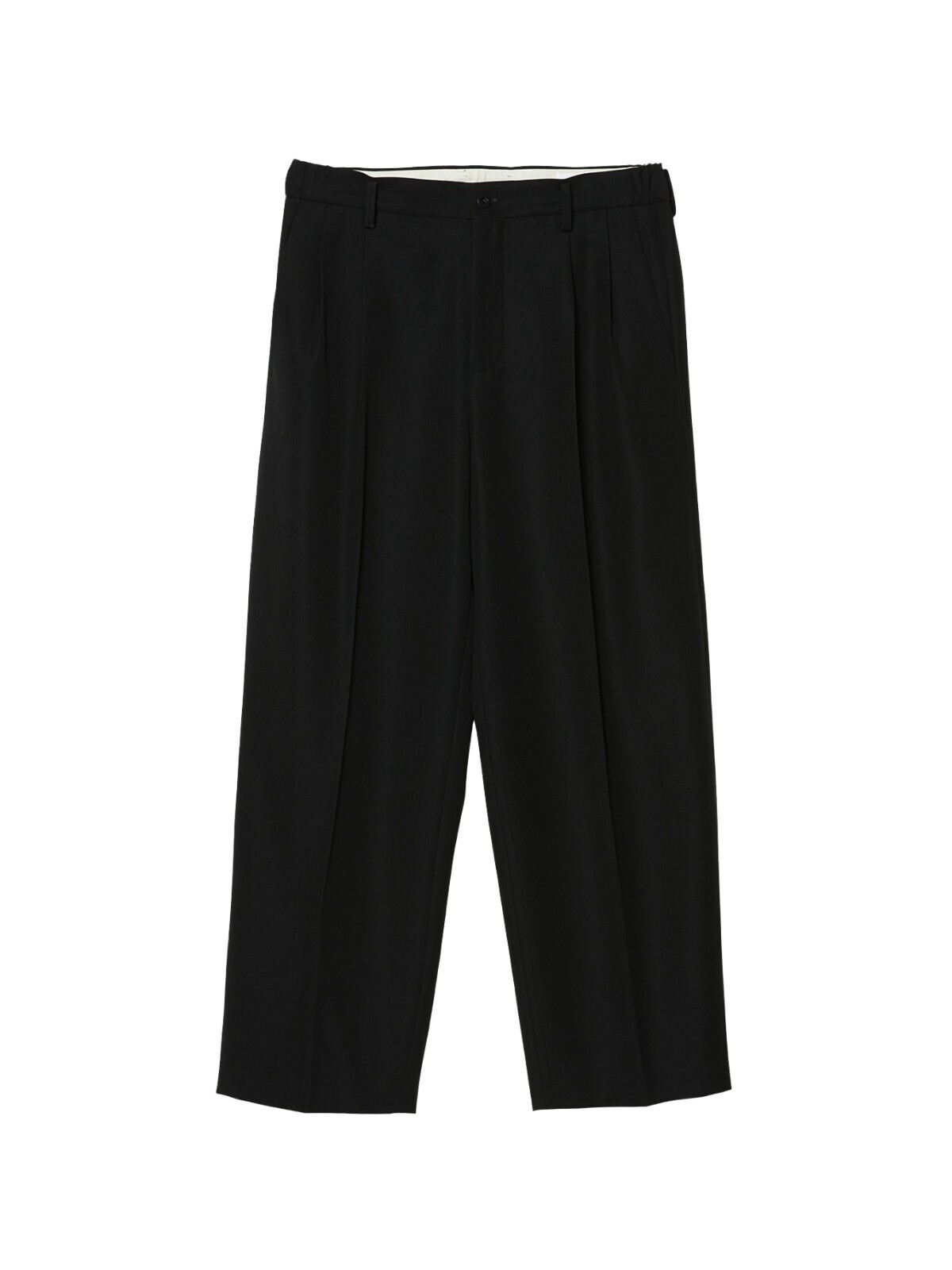 IRENISA MENS TWO TUCKS WIDE TROUSERS IMAGE8