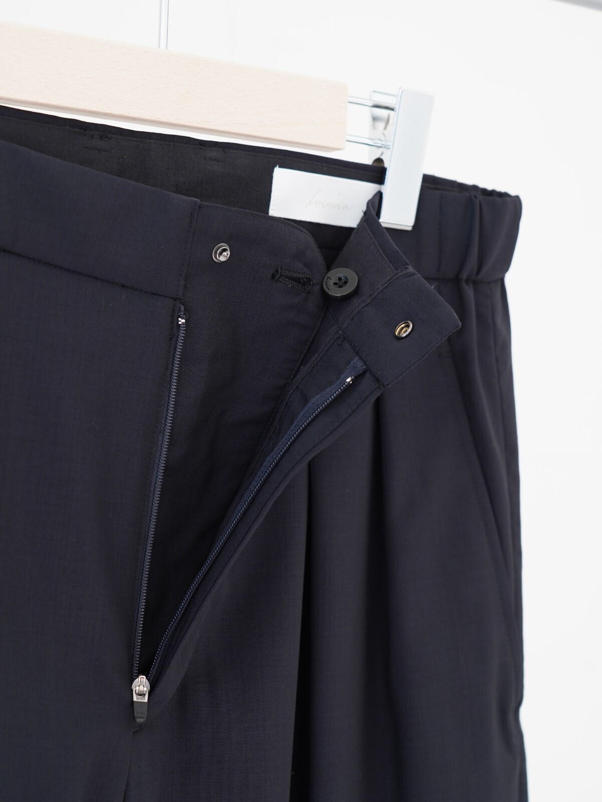 IRENISA MENS TWO TUCKS WIDE CARGO PANTS IMAGE10