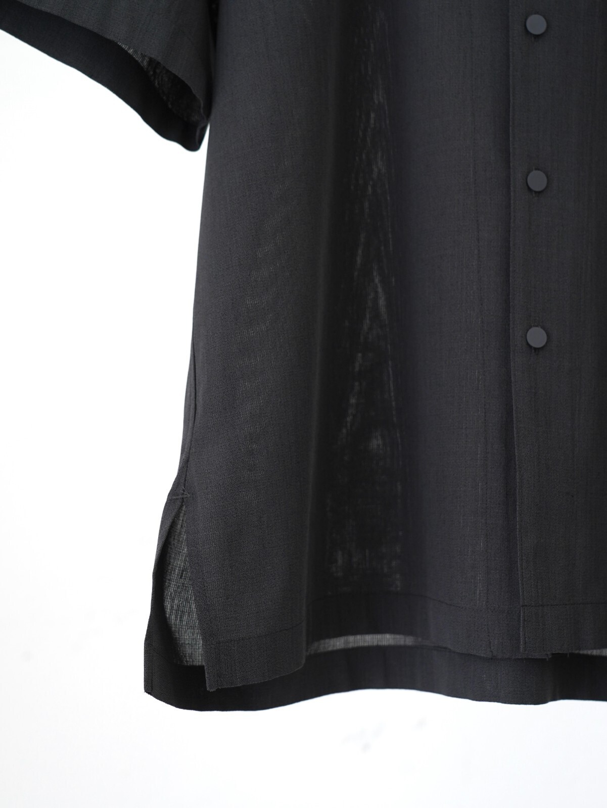 IRENISA 남성 OPEN COLLAR SHORT-SLEEVED SHIRT 이미지13