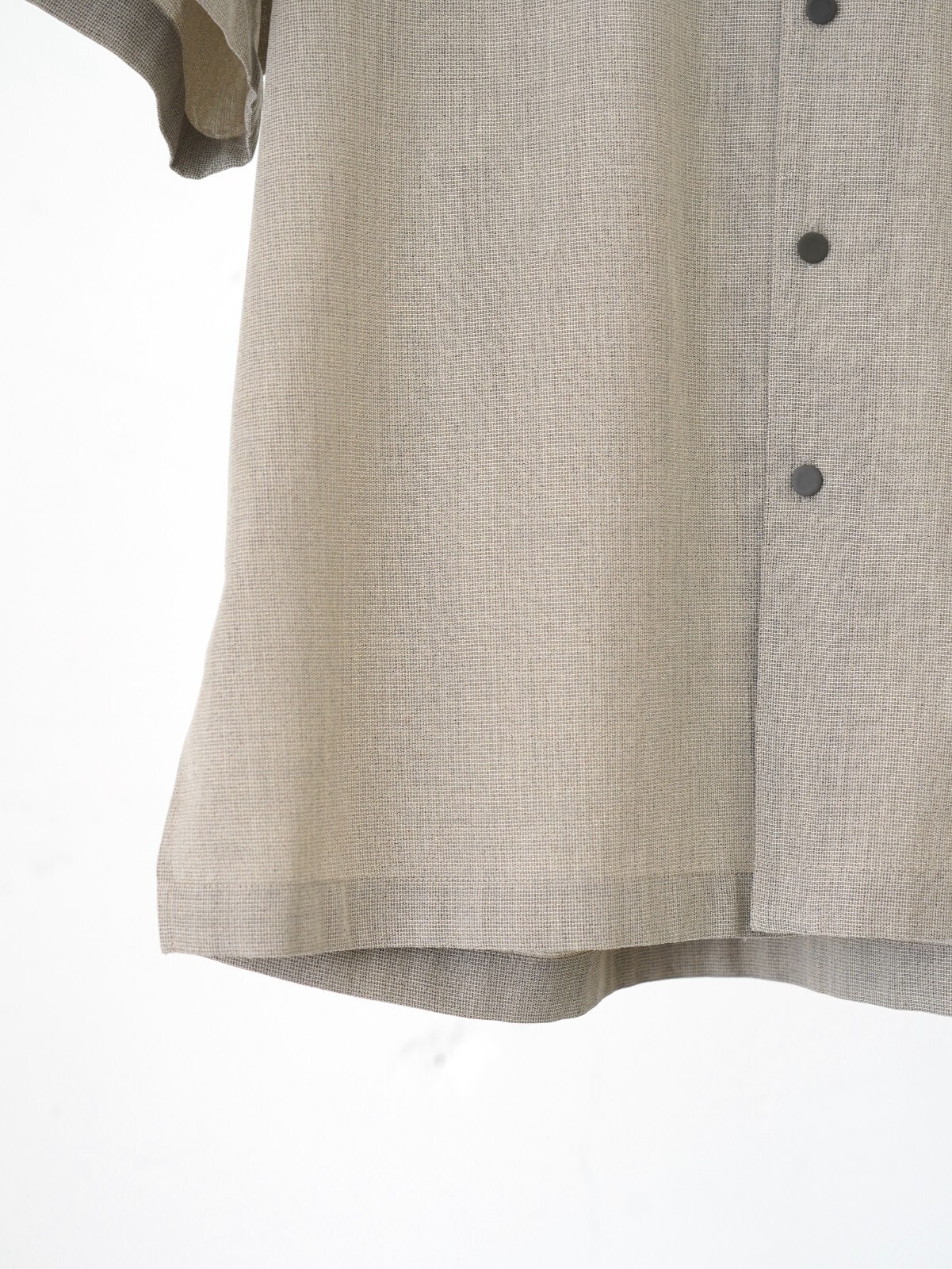 IRENISA 남성 OPEN COLLAR SHORT-SLEEVED SHIRT 이미지8